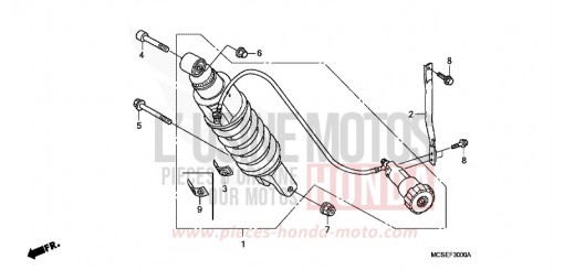 REAR CUSHION ST13008 de 2008